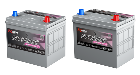 Аккумуляторные новинки — RDrive SKYLINE модификации EFB для авто с системой Start-Stop