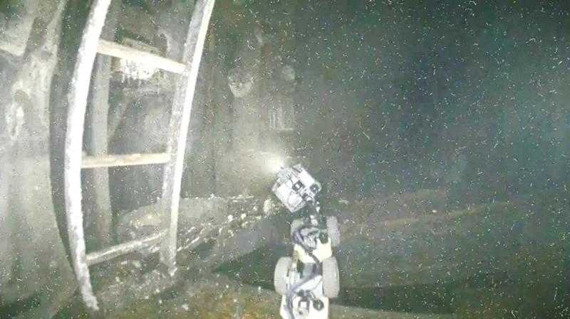 Первые изображения внутри ядерного реактора Фукусимы показывают странные структуры